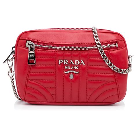 prada soft calf impunture diagramme bag|PRADA Soft Calfskin Impunture Diagramme Medium Chain Flap .